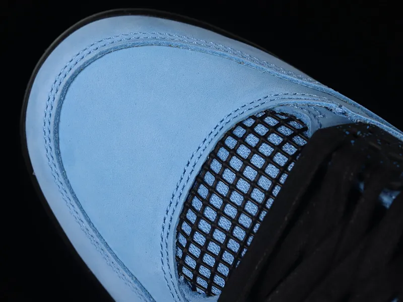 All categories Air Jordan Jordan series basketball shoes Air Jordan 4 LJR version Travis Scott Cactus Jack x Air Jordan 4 Retro Joe 4 AJ4 joint model Suede blue 308497-406